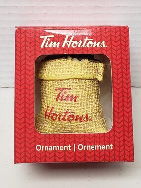 Tim Hortons Coffee Bean Sack Ornament 2016
